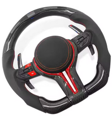 LED Carbon Fiber Alcantara Steering Wheel 1 2 3 4 5 6 7 SERIES