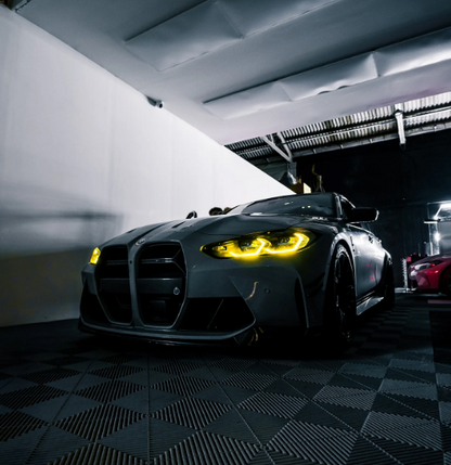Yellow Angel Eyes DRL LED FOR 2022 2023 BMW M3 G80 M4 G82 G83 G22 G23 G26