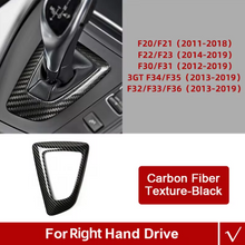 Uk carbon gear stick trim For BMW