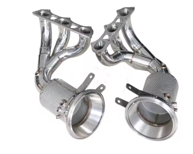 Exhaust System Manifold Downpipe with Muffler for Porsche 911 992 GT3 2021+