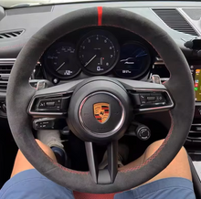 Full Alcantara Porsche Steering wheel cover