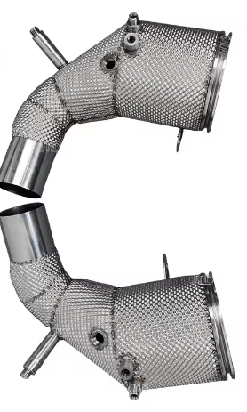 Porsche 992 Opf decat Downpipe High flow Stainless Steel Catless Exhaust Down pipe