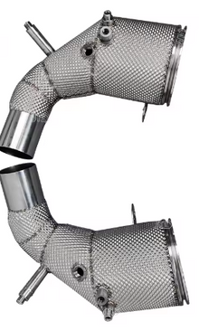Porsche 992 Opf decat Downpipe High flow Stainless Steel Catless Exhaust Down pipe