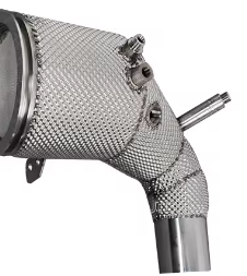 Porsche 992 Opf decat Downpipe High flow Stainless Steel Catless Exhaust Down pipe