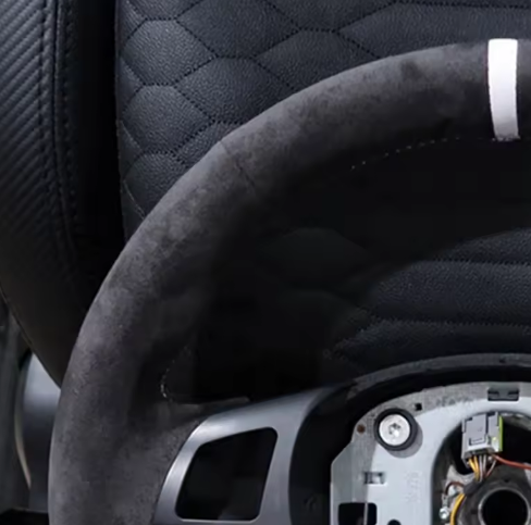 Suede Leather Cover Trim For BMW M Sport 1 3 Series E81 E82 E87 E88 M3 E90 E92 E93 2008-2013 X1 E84 2011 2012