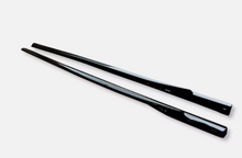 SIDE SKIRT BLADES GLOSS BLACK FOR AUDI A3 S3 8V FACELIFT 2016-2019