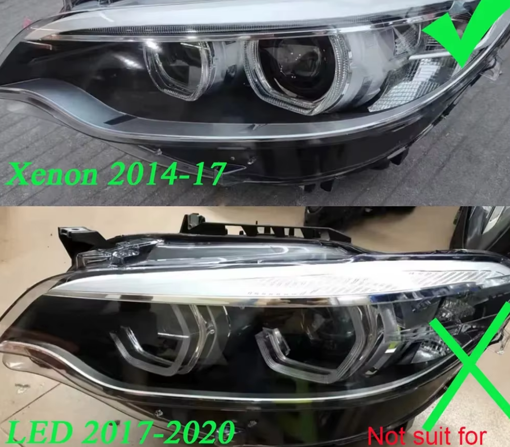 Yellow DRL Angel Eyes 2014-2017 BMW 2 Series