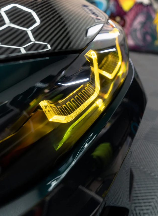 Yellow Angel Eyes DRL LED FOR 2022 2023 BMW M3 G80 M4 G82 G83 G22 G23 G26