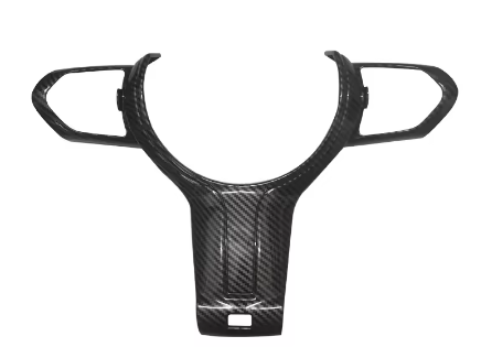 BMW F Chassis F06 F10 F11 F12 F15 F16 F20 F21 F22 F23 F30 F32 F34 ABS Carbon Texture Car Interior Steering Wheel Cover Trim
